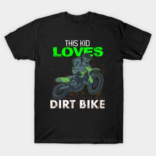 Youth Motorcross, Boys Dirt Bike T-Shirt